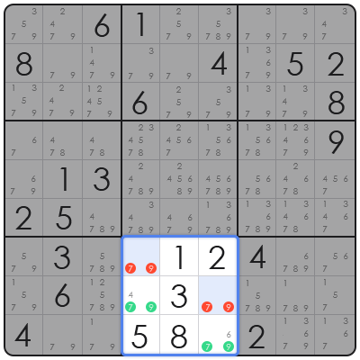 sudoku cross hatching